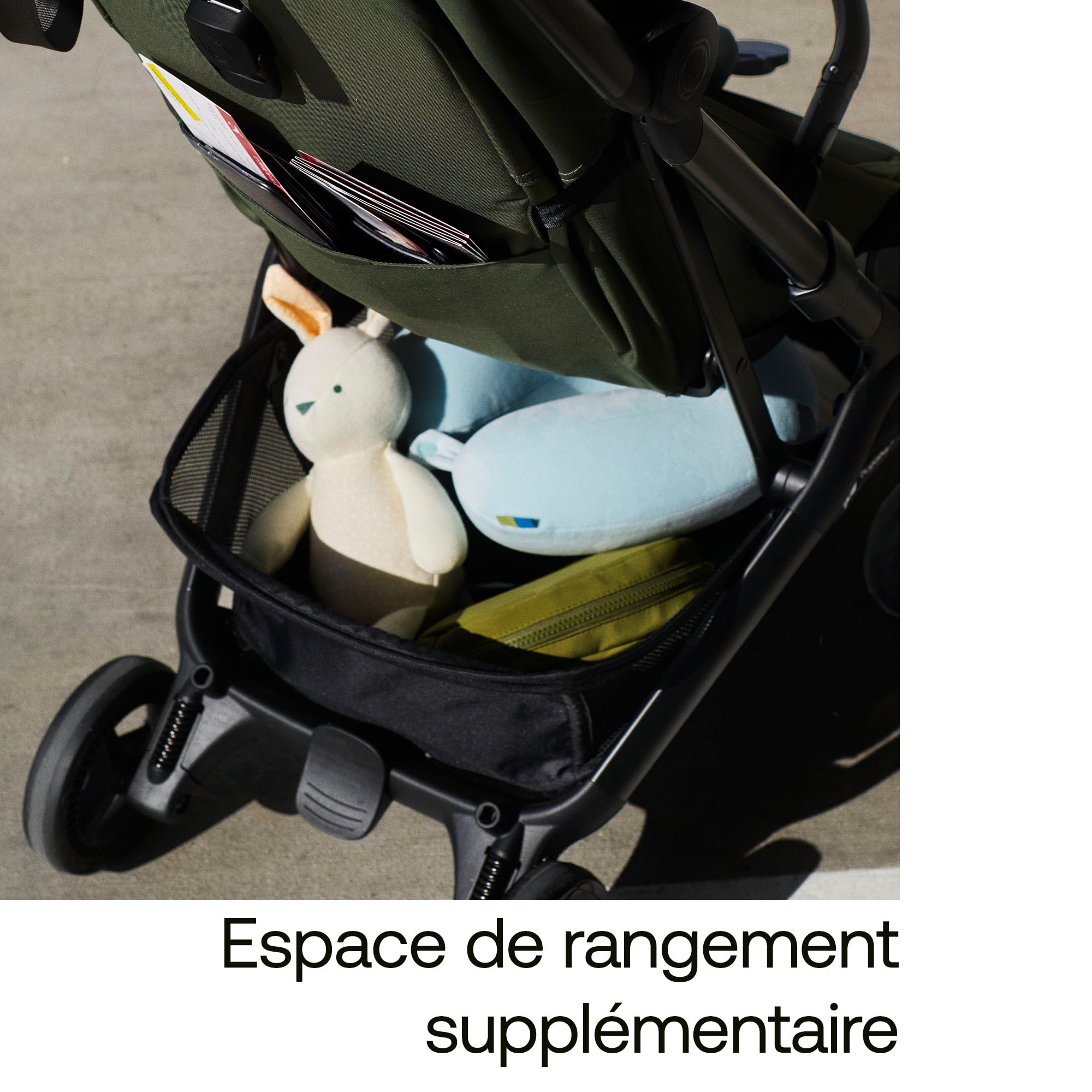 Bugaboo Butterfly 2 Poussette de voyage légère pliable dimensions cabine siège inclinable panier de stockage sangle de transport Desert Taupe