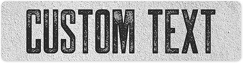 Miniatura 344 de Letrero Personalizado, Letrero de Calle Personalizado, 11 Colores de Fuente, 13 Estilos de Fuente, 4 Opciones de Agujeros, 22 Tamaños, 6x24 Madera