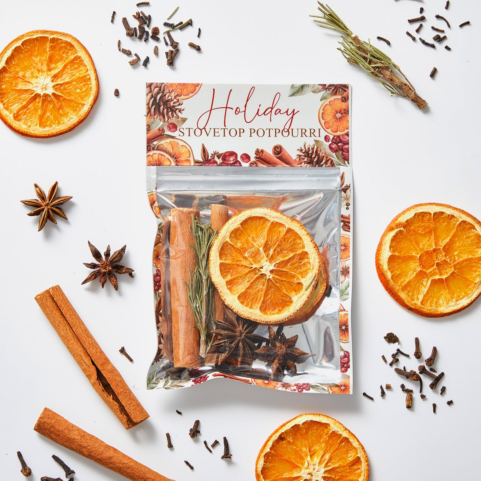 24-teiliges Weihnachts-Potpourri-Simmer-Topf-Set, Weihnachtsduft, Strumpf, Geschenke, Urlaub, Herd, Potpourri für Zuhause, Duft, Einweihungsgeschenk, Gastgeberin