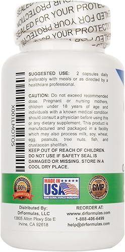 Miniatura 3 de DrFormulas Limpieza intestinal para mujeres, hombres, niños con probióticos Nexabióticos, orégano, enzimas digestivas, 60 cápsulas (no crema)