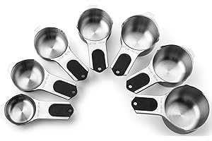 Spring Chef Black 7PCS Magnetic Measuring Cups