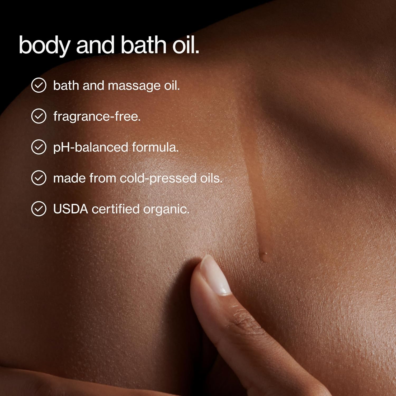 Maude Oil No. 0 - Hydrating Organic Massage + Body Oil - Skin Moisturizer with Jojoba, Coconut + Castor Oil - Rich in Vitamin B + Vitamin E - Relaxing Self Care Gifts (4 fl oz)