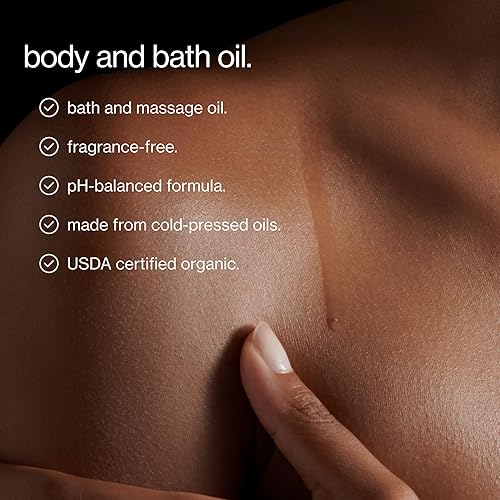 Miniatura 7 de Maude Oil No. 0 - Hydrating Organic Massage + Body Oil - Skin Moisturizer with Organic Jojoba, Coconut & Castor Oil - Rich in Vitamin B + Vitamin E