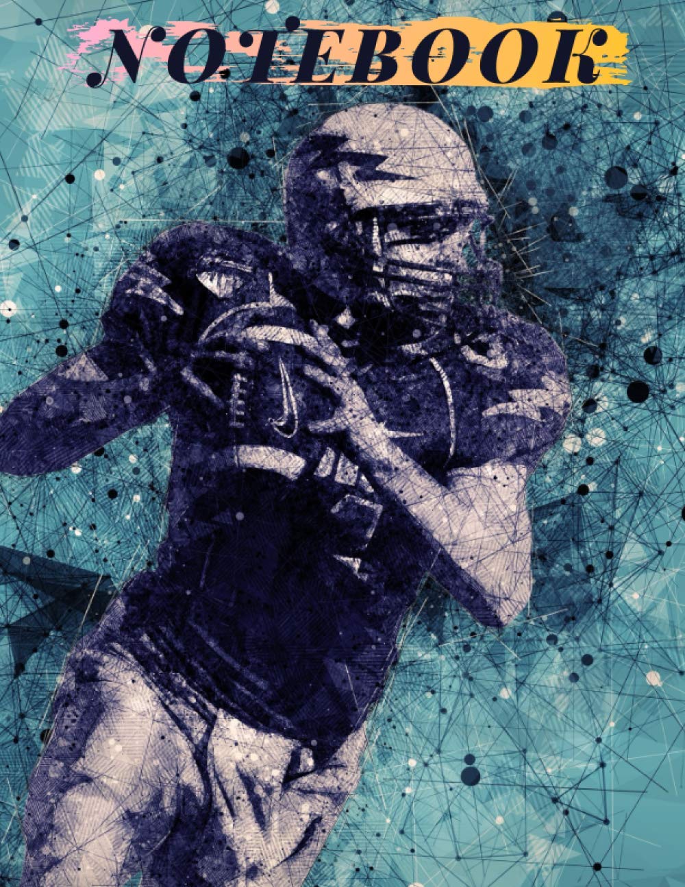 American Football Notebook: Composition Book for School