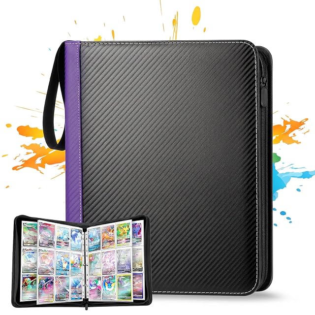 Álbum para Cartas Coleccionables y TCG, Carpeta con Cremallera 900