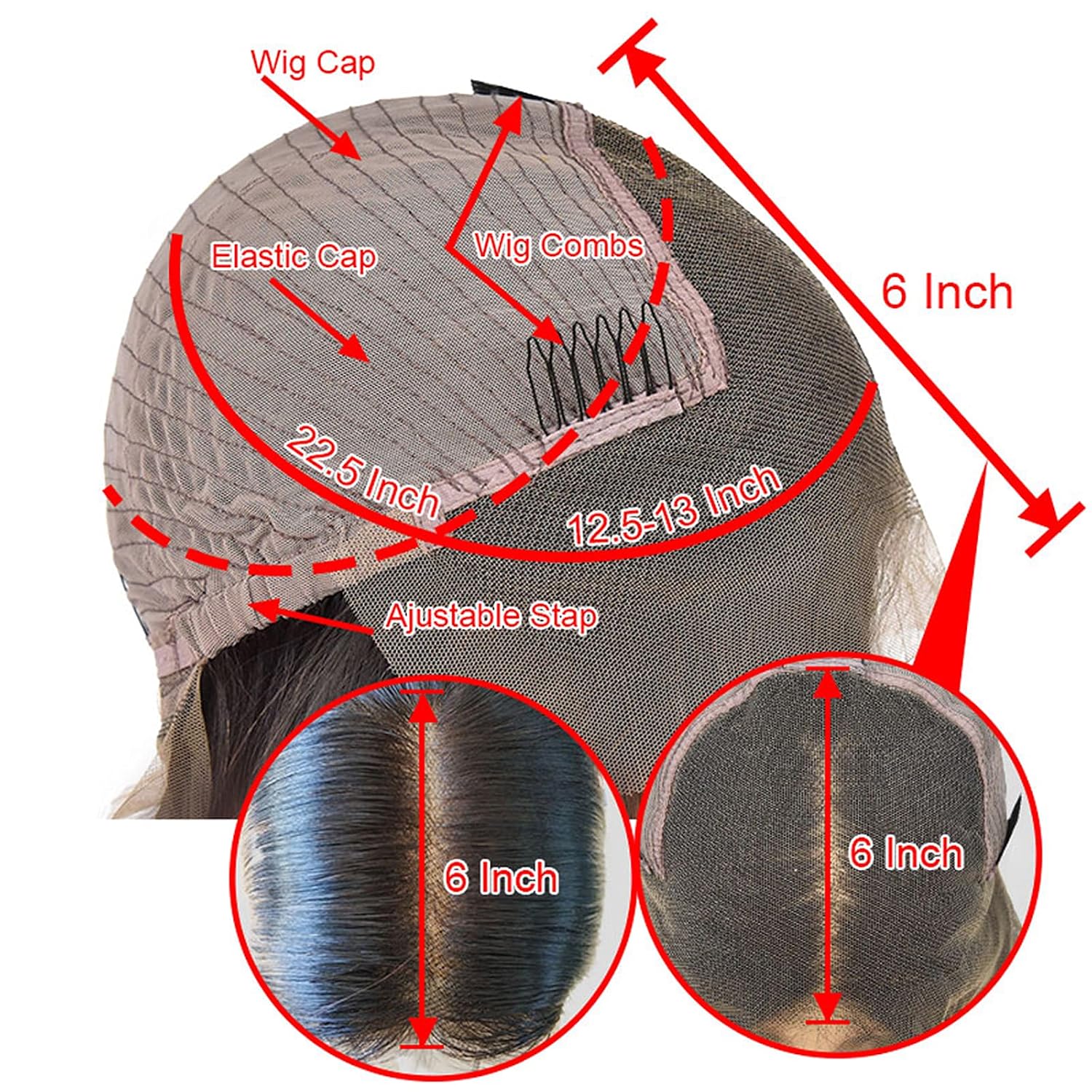 Imeya 12 Inch Short Bob Wigs for Black Women 13x6 Bob Lace Front Wigs HD Transparent Lace Natural Black Body Wave Virgin Human Hair Wigs Pre Plucked with Baby Hair Natural Hairline 150% Density