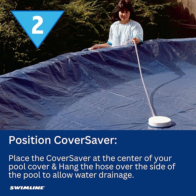 Bomba sifón para cubierta de piscina Swimline Hydrotools 12' miniatura 5