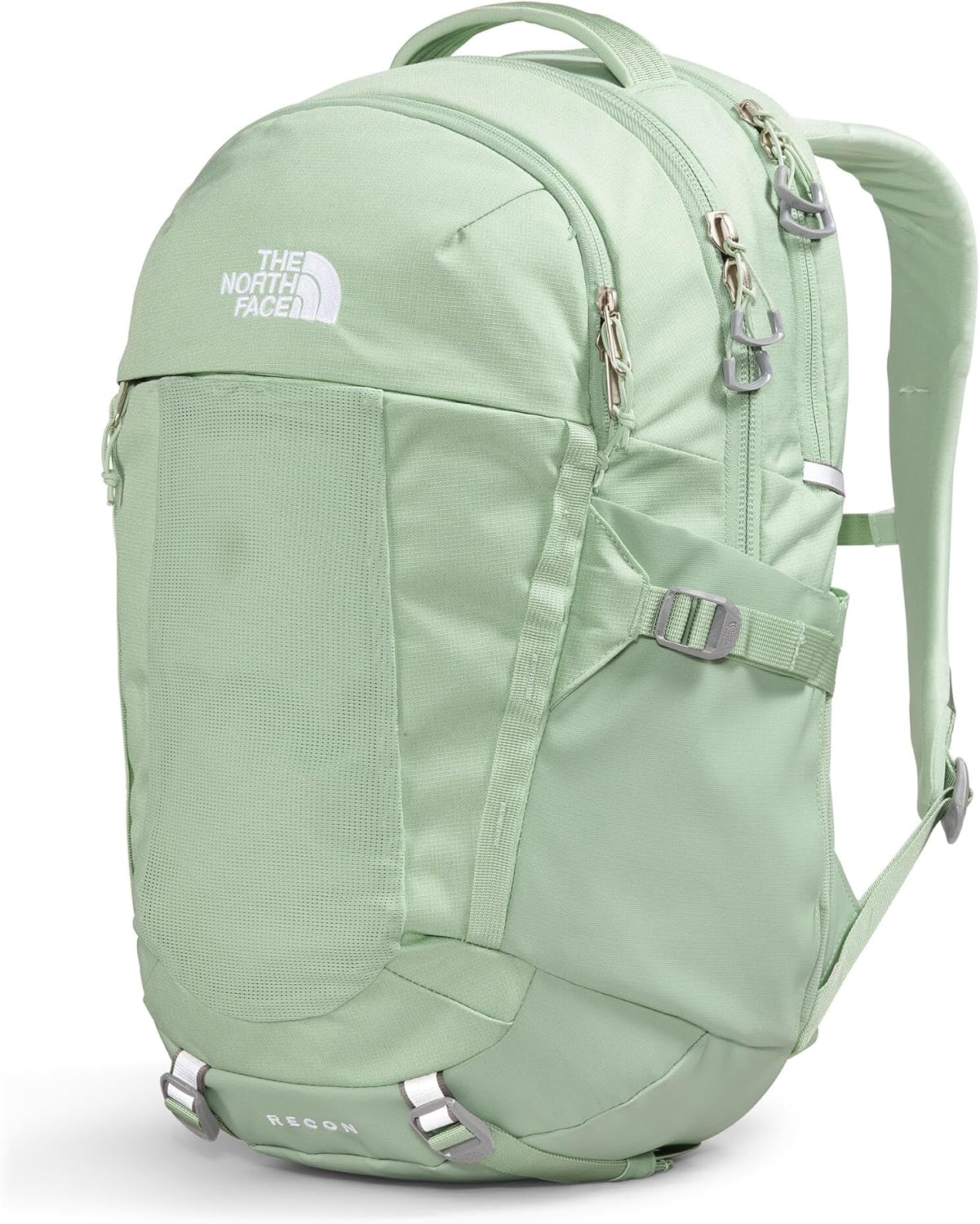 The North Face Women's Recon Everyday Laptop Backpack - Commuter Travel Bag, 16" Laptop Sleeve, Water-Repellent, Misty Sage Dark Heather/Meld Grey-NPF, One Size - Image 2