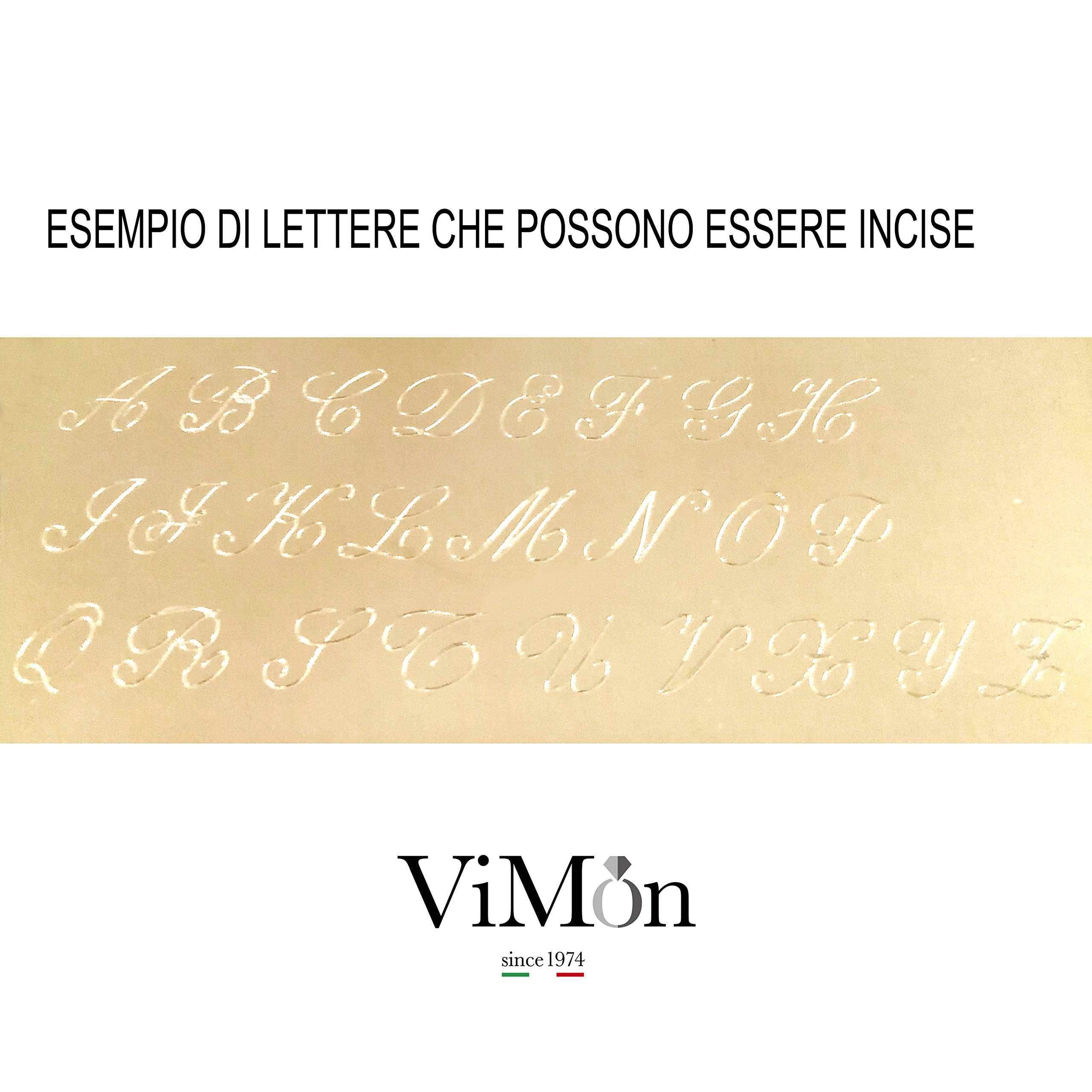 ViMon Gioielli, ANELLO Chevalier Donna, REGOLABILE, Tondo con LETTERA incisa, in ARGENTO 925, placcato a scelta ORO ROSA,GIALLO e BIANCO