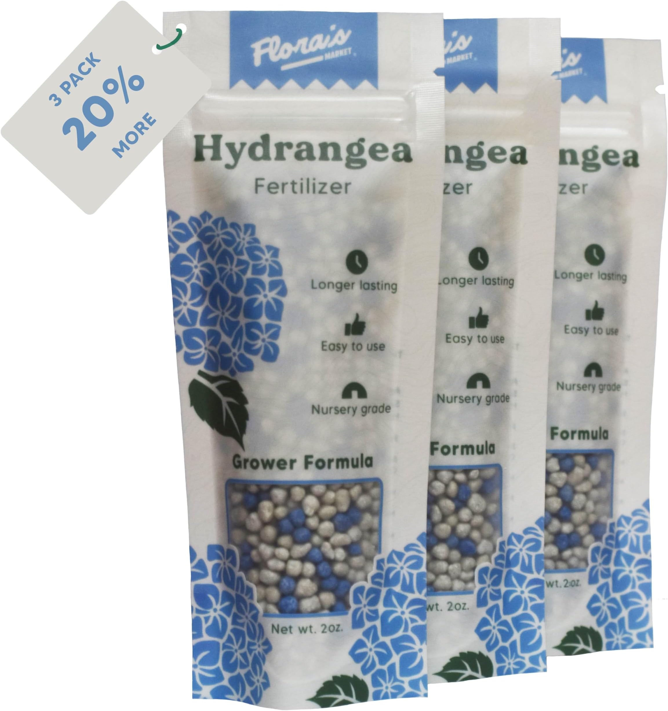 Hydrangea Fertilizer - Nursery Grade - Controlled Release - Works on All Varieties of Hydrangeas