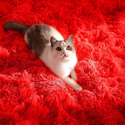 Miniatura 3 de PAGISOFE - Alfombras circulares esponjosas, peludas y cómodas de 4x4 pies para habitación de niños, bebés, área de lectura, guardería, para una tipi