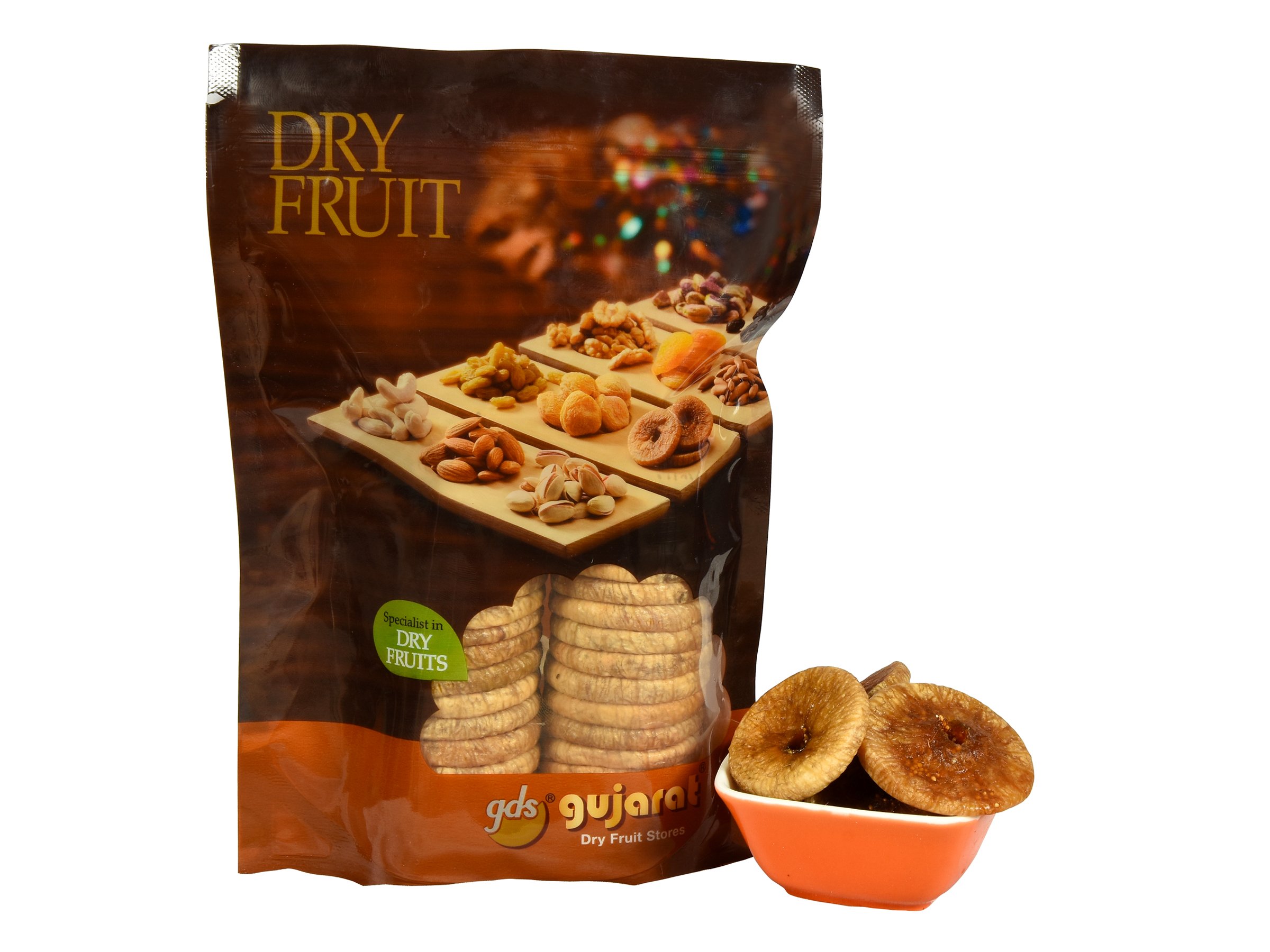 Gujarat Dry Fruit Stores Premium Selected Figs (Anjeer), 500 Grams (250G x 2 Pack), Rich Sources of Fibre, Calcium & Iron, Low in Calories and Fat Free, Non- GMO Dried Figs, Healthy Snacks for Adults & Kids (B07MZWQ15C) Amazon Price History, Amazon Price Tracker