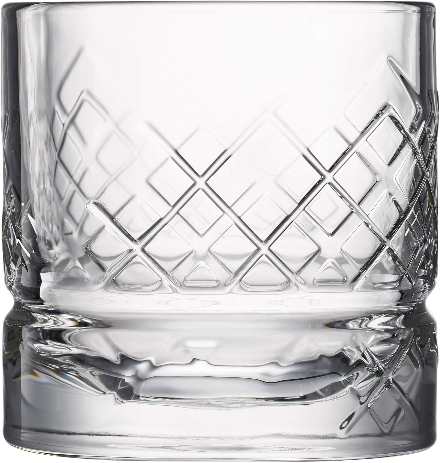 La Rochere Dandy Whiskey Glasses Set of 4 – French Pressed Glass Whiskey Tumblers with Symbolic Designs of Scotland, Ireland, USA & Japan – Authentic French Craftsmanship for Spirits Rituals (10 oz)