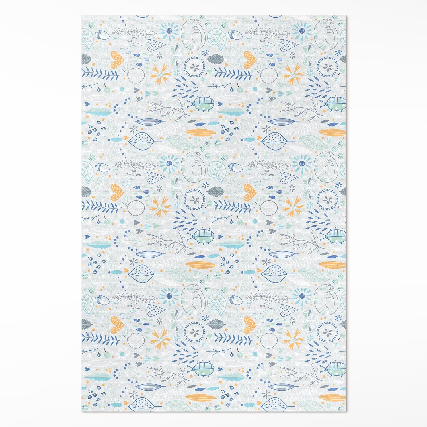 Tapis vinyle entretien facile et résistant à la décoloration 80x120 cm pour cuisine