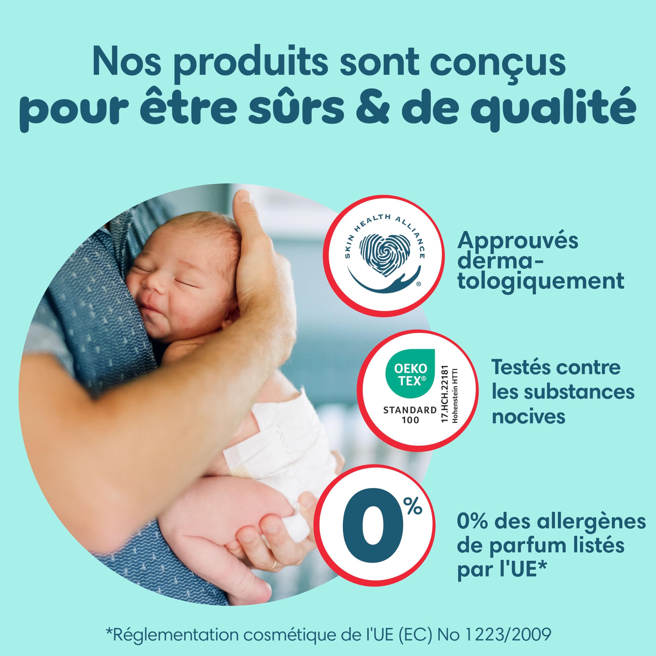 Pampers Premium Protection Pants Taille 6, 78 Couches-Culottes, 15+kg, Avec Maintien 360° et Matières Ultra-Douces Pour Notre Meilleur Confort Et Protection + 10 Lingettes Harmonie Aqua Gratuites