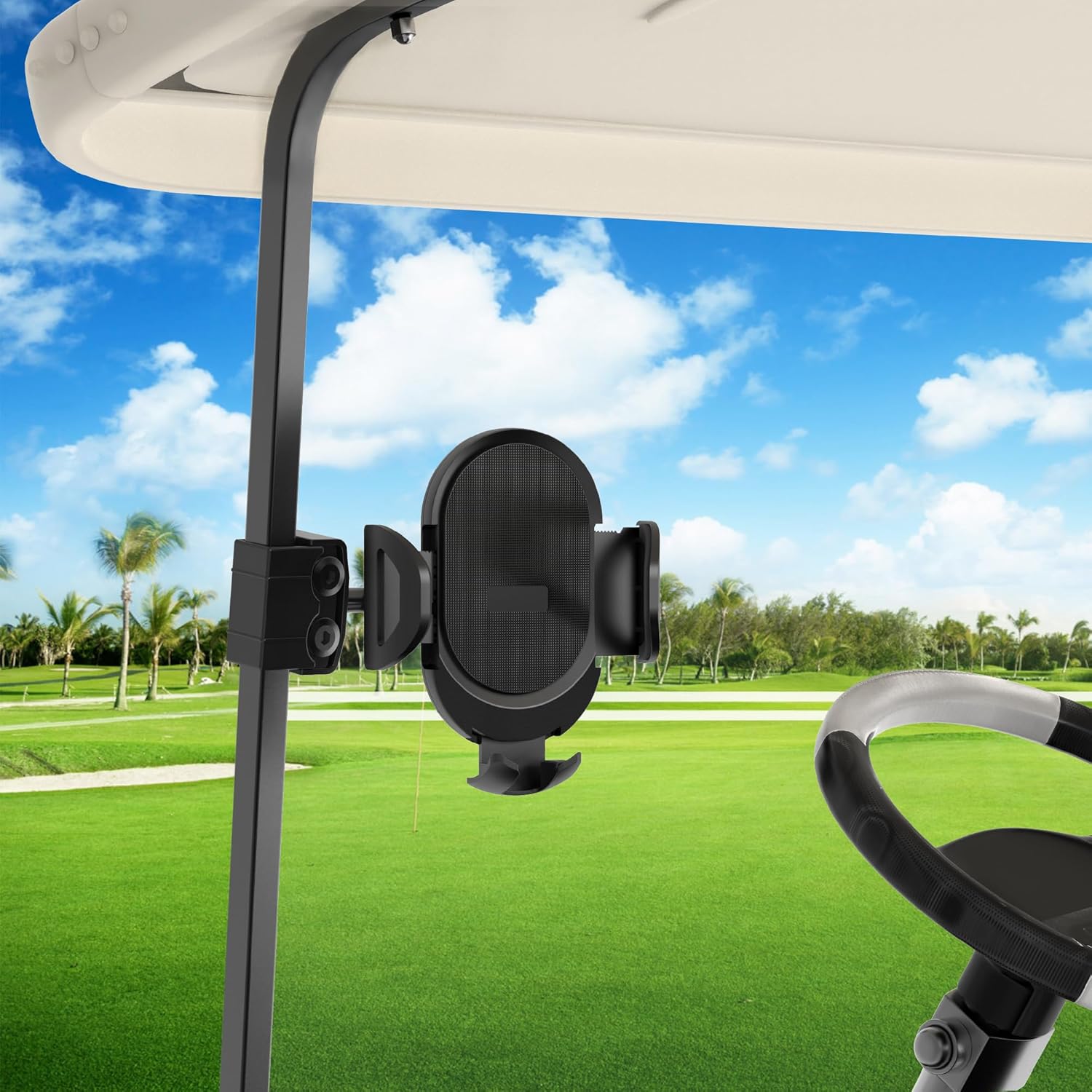 10L0L Golf Cart Phone Holder,Universal Cell Phone Mount