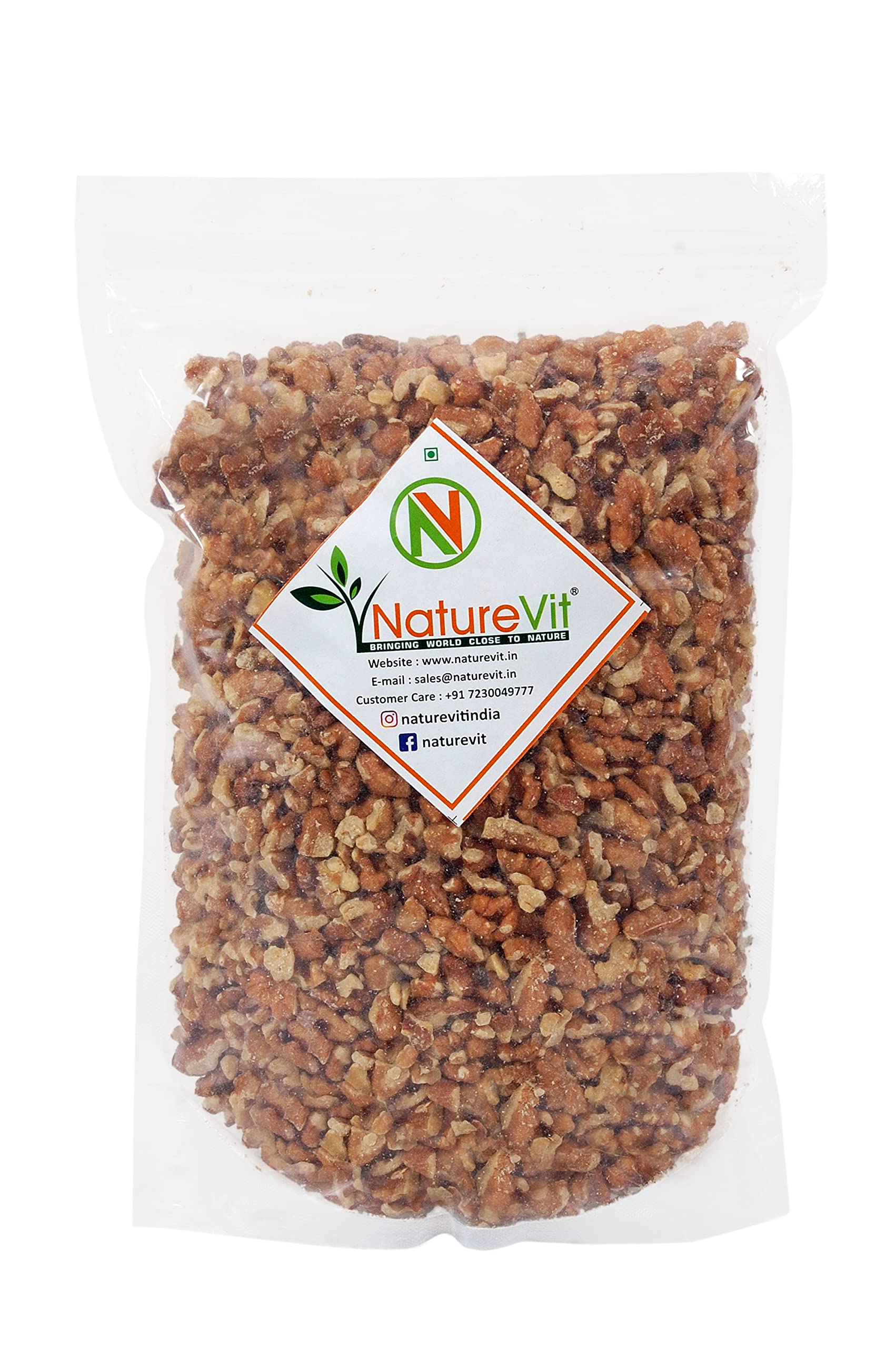 NatureVit Walnut Broken Kernels, 1kg | Walnuts Without Shell, Akhrot, Dry Fruits, 100% Natural Akhrot, Rich in Proteins & Antioxidants (Pack Of 1) | Helpful in Making Bakery Items (B07YWVQKD1) Amazon Price History, Amazon Price Tracker