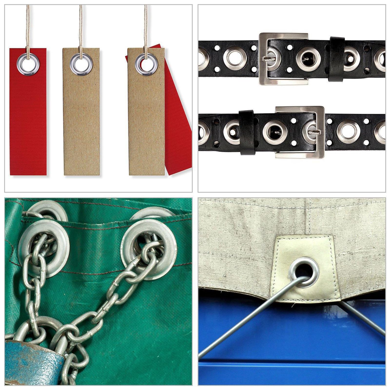 Pinze professionali per occhielli in metallo, per tessuto, pelle, diametro interno 10 mm, pinze per occhielli complete