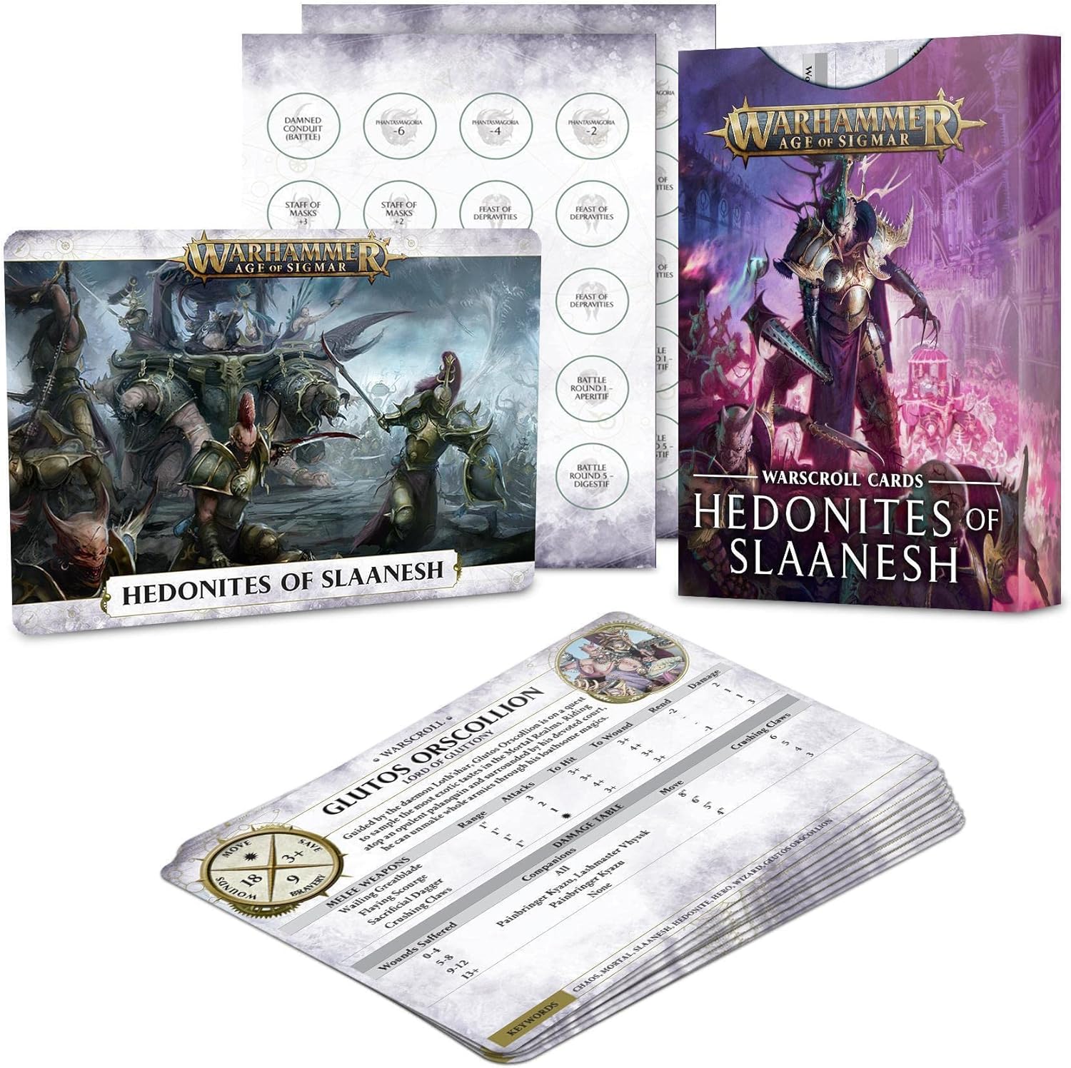 Games Workshop - Age of Sigmar - WARSCROLLS: Hedonites of Slaanesh (2021)