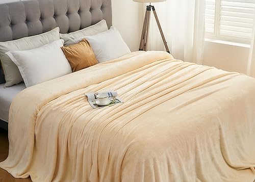 Miniatura 6 de Manta King de gran tamaño de 120 x 120 pulgadas, una manta gigante sin costuras de 10 x 10 pies para cama, sofá, viajes y campamento, manta suave