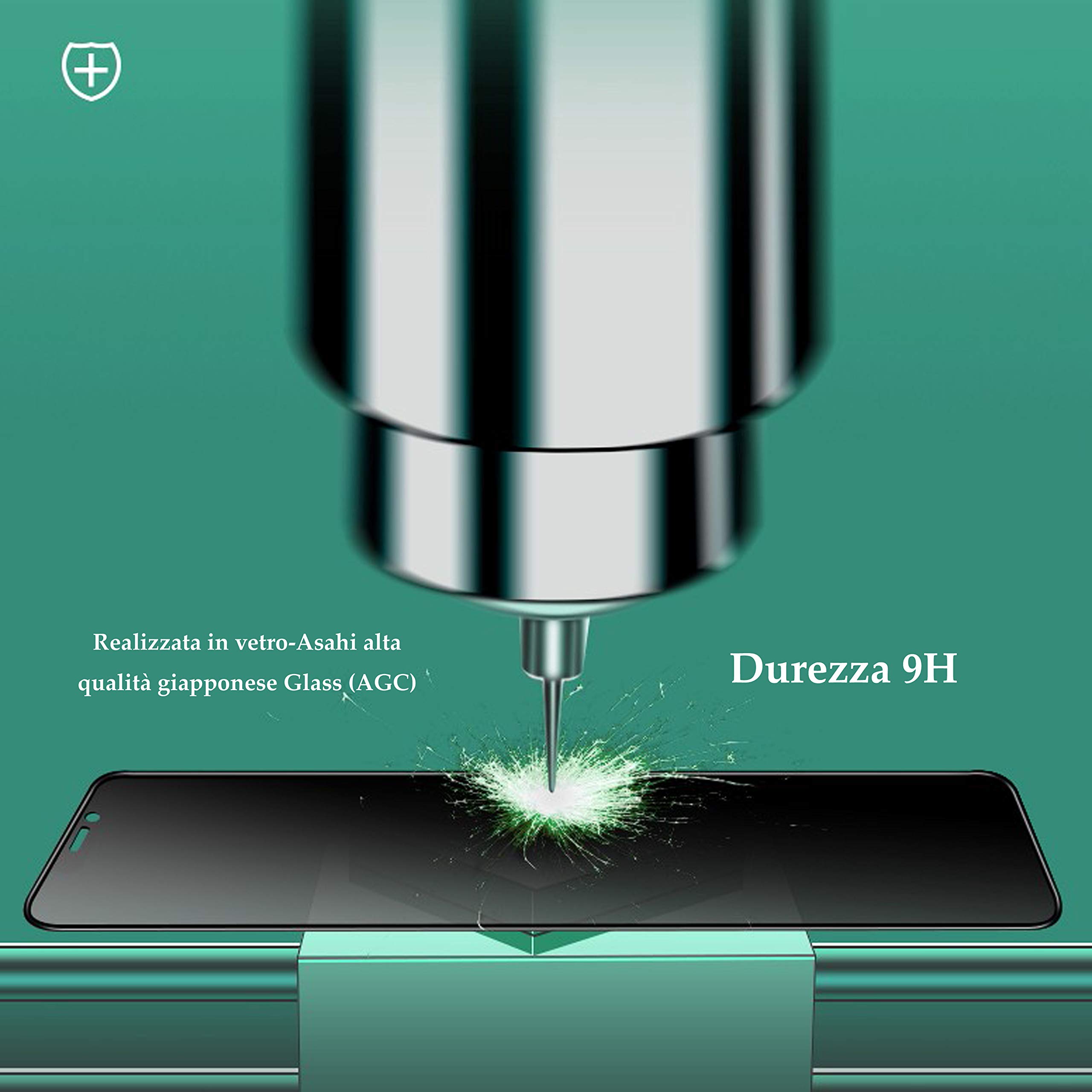 Pellicola Protettiva In Vetro Temperato Privacy Per IPhone 12 Pro Max – 3 Pezzi, Anti-Spia, 9H, Anti-Impronte, Anti-Graffio