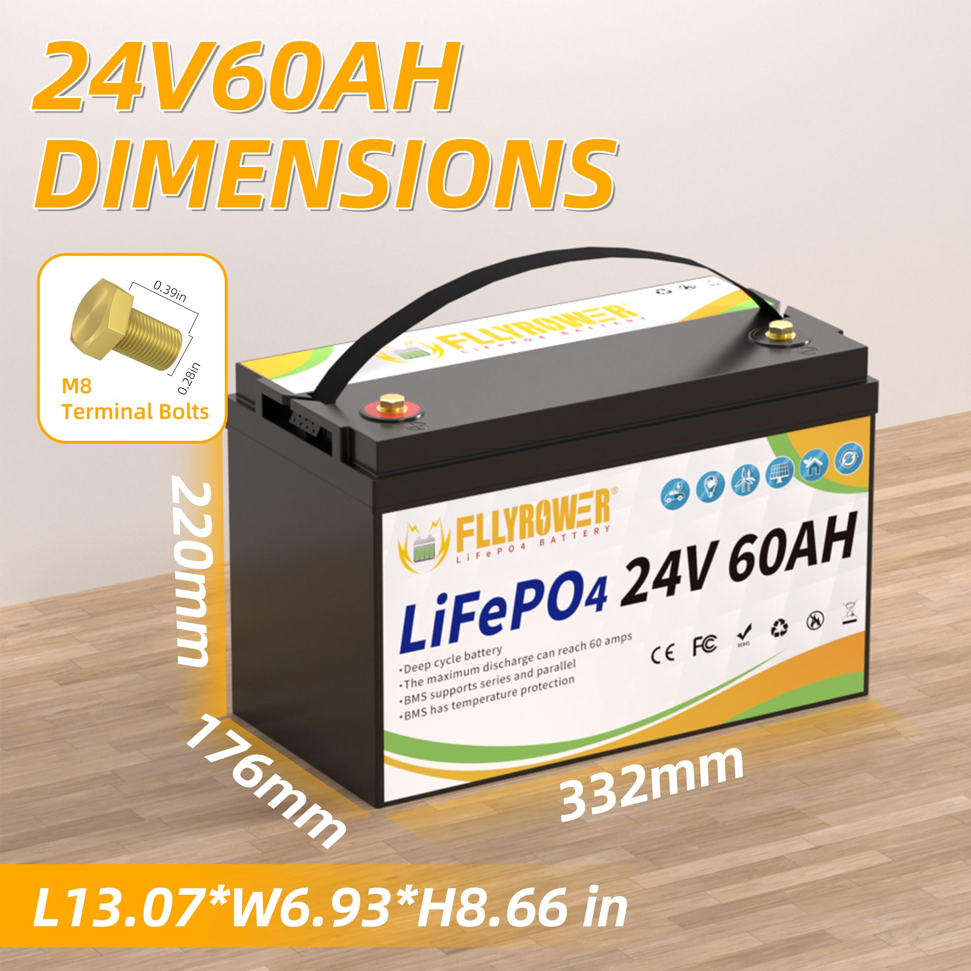 FLLYROWER 24v60AH リチウムバッチリー24フライパワー　エレキ FLLYROWER 24v60AH リチウムバッチリー24フライパワー エレキ
