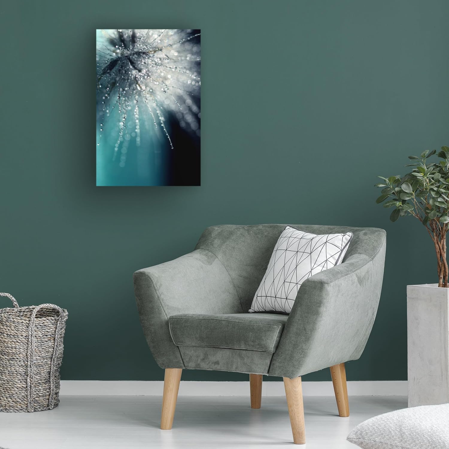 Wrapped Canvas Wall Art - Beata Czyzowska Young 'Morning Sonata' Wall Art for Living Room, Bedroom, or Office Décor - 16x24