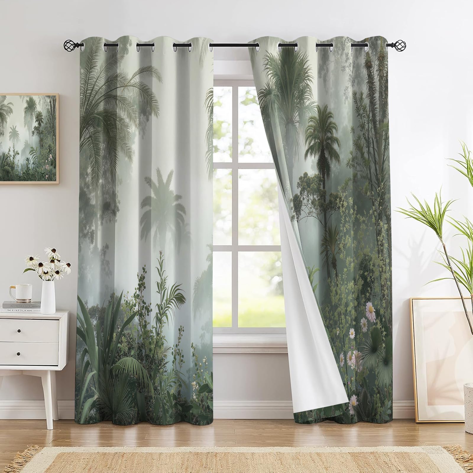 Rideau anti froid occultant thermique pour salon et chambre 117x183 cm