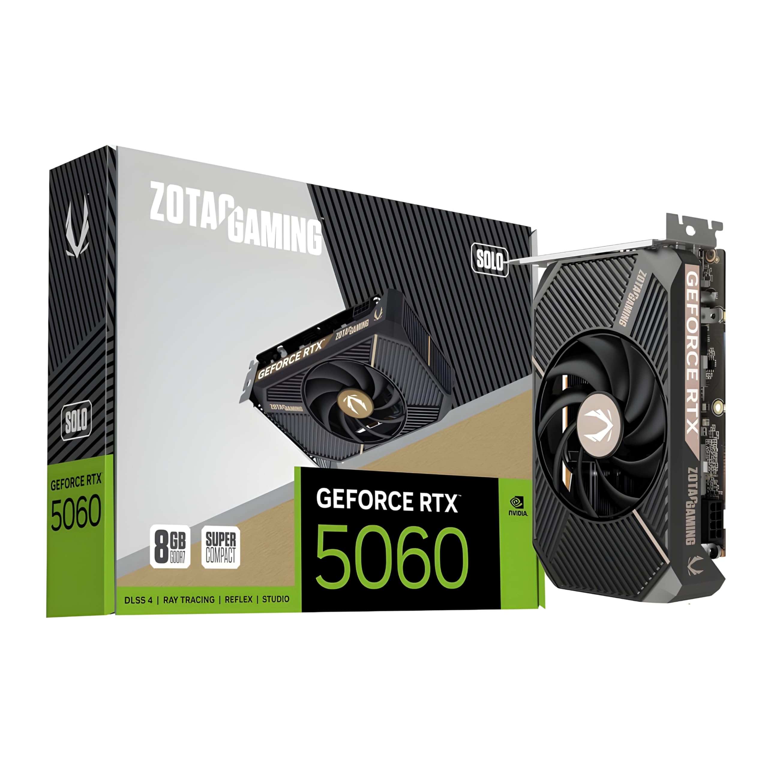 Zotac Gaming GeForce RTX 5060 Solo 8GB GDDR7 Reflex 2 RTX AI DLSS4