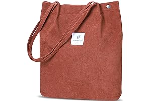 WantGor Women's Corduroy Tote Bag: Spacious and Endlessly Versatile