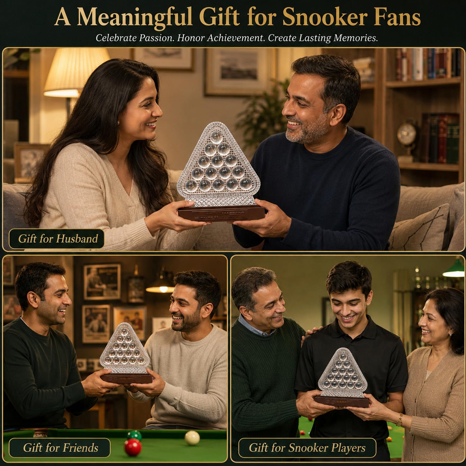Snooker Master Meisterschafts Champion trophäe Replica | 34 cm Harz Billard Award, Sportmemorabilia Sammlerstück, Deko für Schreibtisch und Regal, Geschenk für Fans