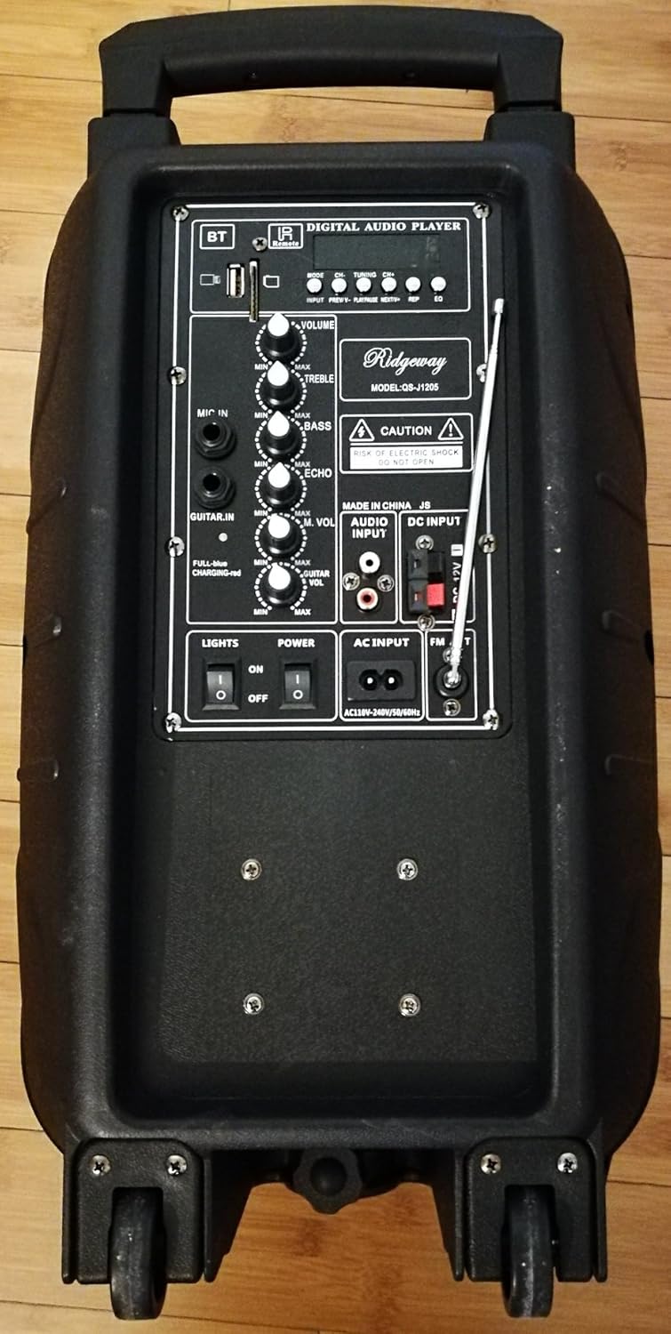 Ridgeway QS-J1205 Portable Trolley Speaker