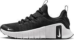 Nike Women's Free Metcon 6 Workout Shoes, Black/White, 7