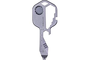 Pocket-Sized Geeky Multitool Key: A 16-in-1 Arsenal of Utility
