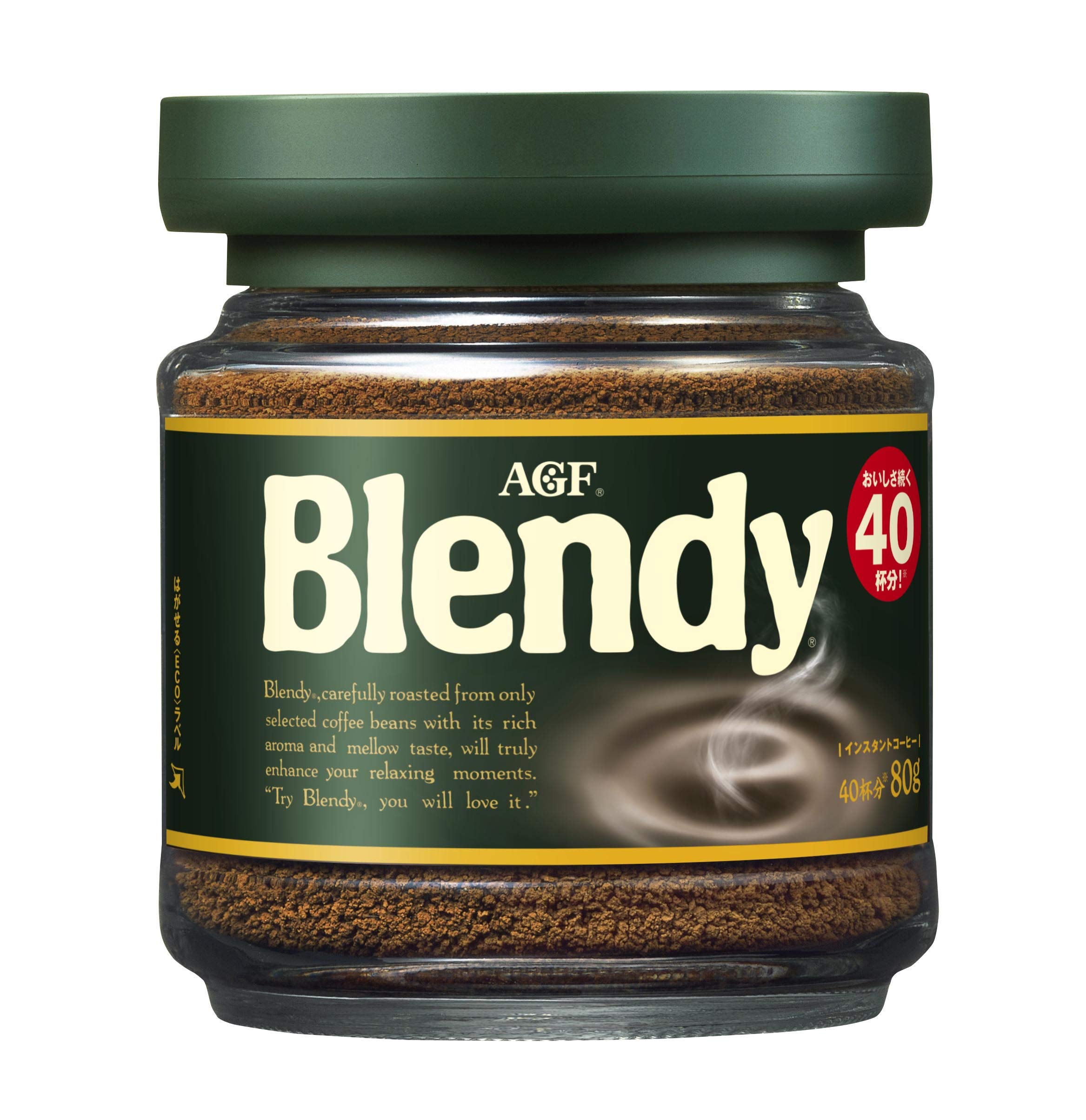 Amazon.co.jp: AGF ブレンディ 瓶 80g 【 インスタントコーヒー