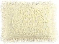 Vista 23 de Beatrice Home Fashions Colcha de Chenilla con Medallón, Full, Blanco