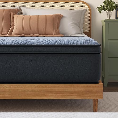 Queen Size Mattress, 12 Inch Medium Firm Memory Foam Bed in a Box with Supportive Pressure Relief & Breathable Soft Cover