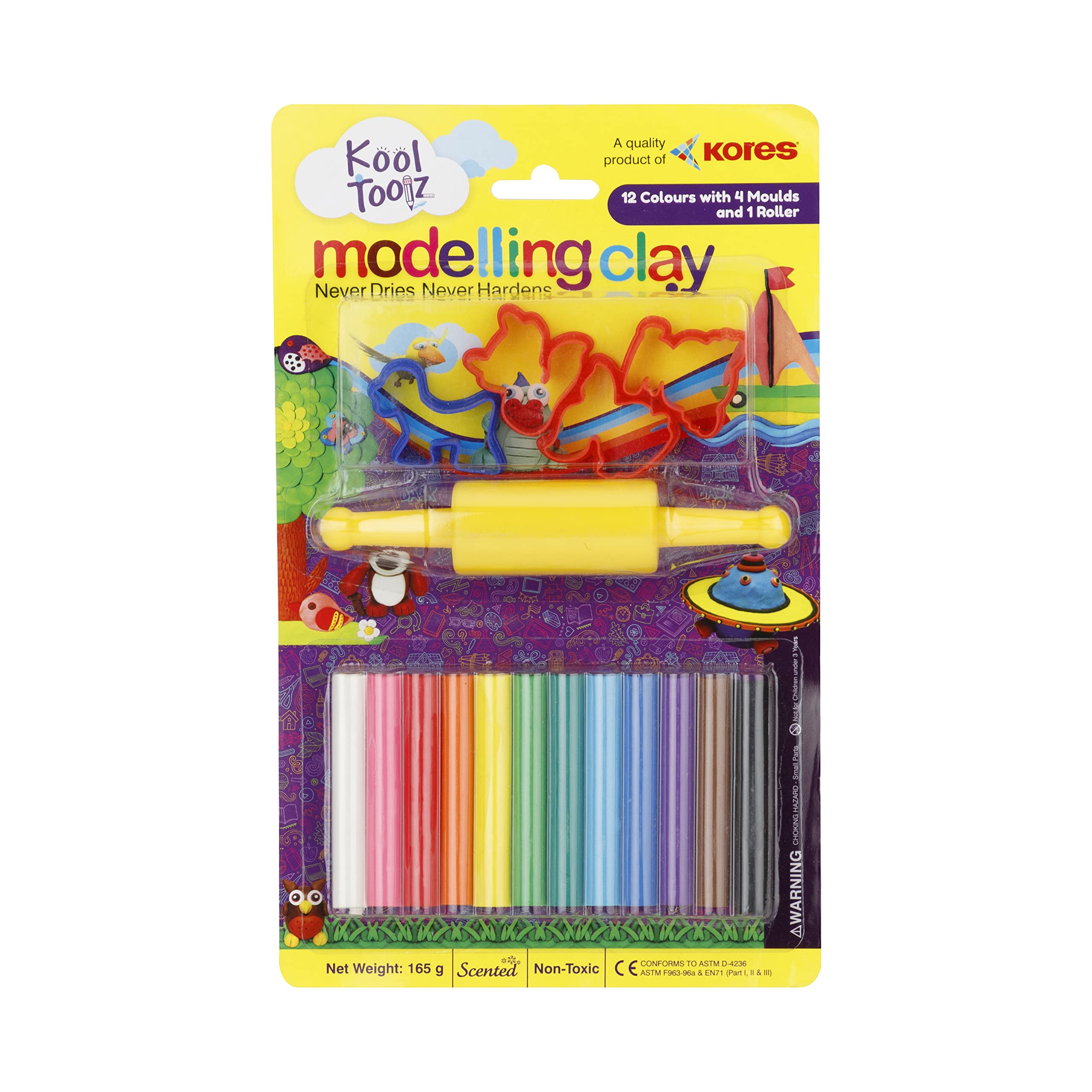 See full amazon price history chart for kores kool clay with 4 mould and roller (165 g)- Multi color kores kool clay with 4 mould and roller (165 g)- Multi color (B01L070KZ6) Amazon Price History, Amazon Price Tracker