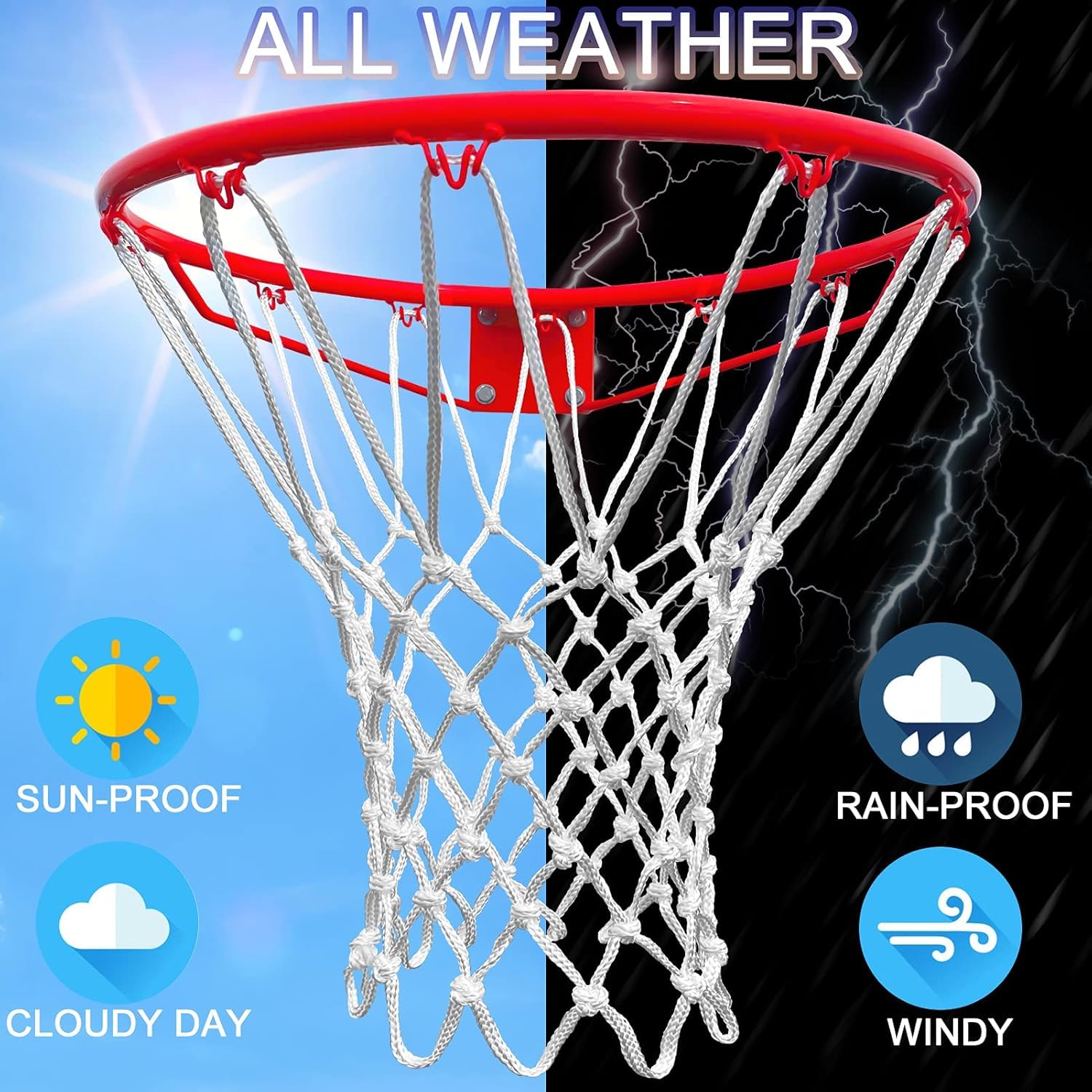 Wall-Mounted Basketball Hoop with Standard Rim for Indoor and Outdoor Play | Ideal for Team Sports (14 Inch) 3