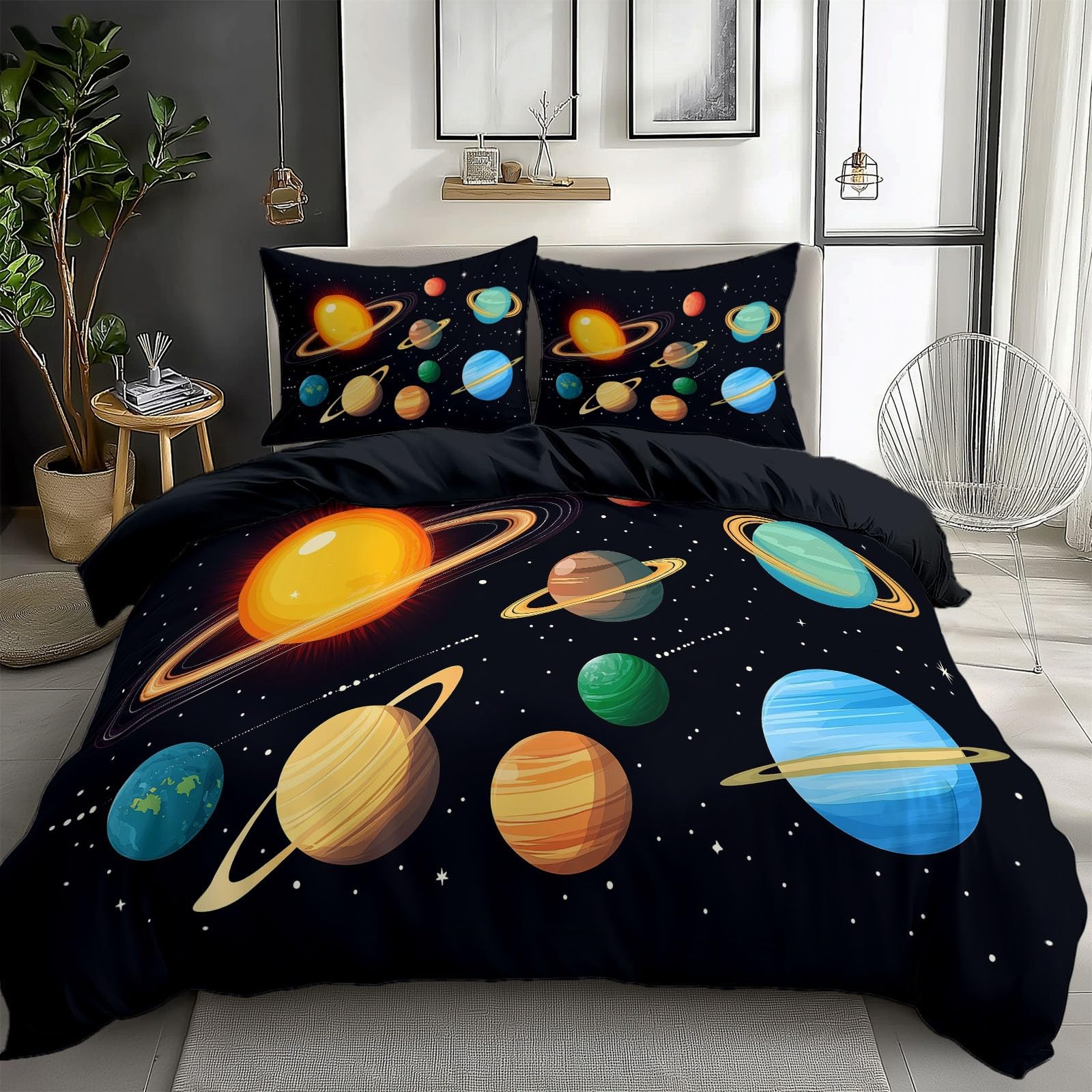 Housse de couette 240x260 dessin animé pour une chambre adulte colorée et ludique