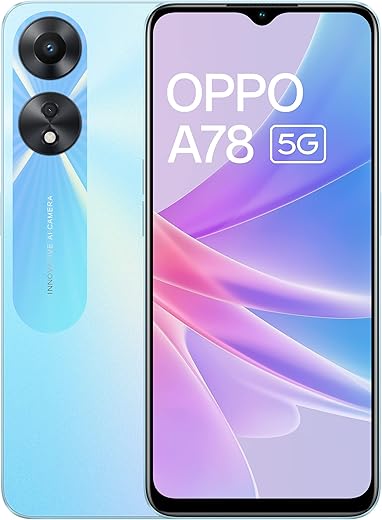 Oppo A78 5G (Glowing Blue, 8GB RAM, 128 Storage)