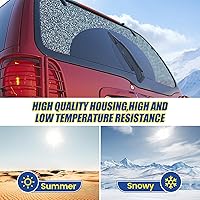 Vista 65 de GSPSCN Limpiaparabrisas trasero de 10" para Chevy Trax 22-13 Traverse 24-18 /Jeep Compass 17-07，Patriot 17-07/ Ford Escape Focus 07-01/ Dodge