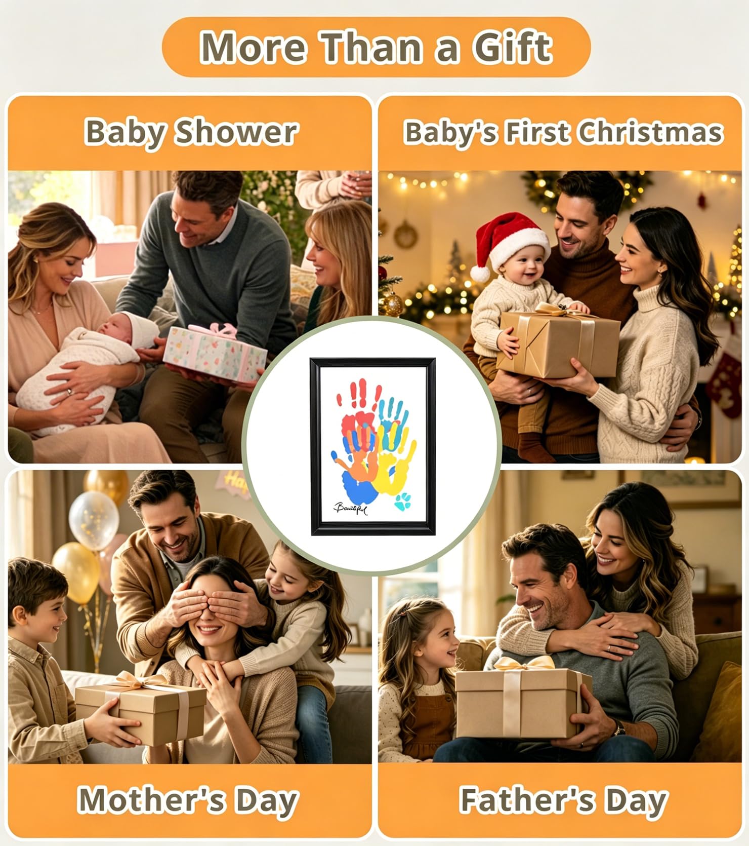 Family Handprint Kit - Capture Precious Memories -7