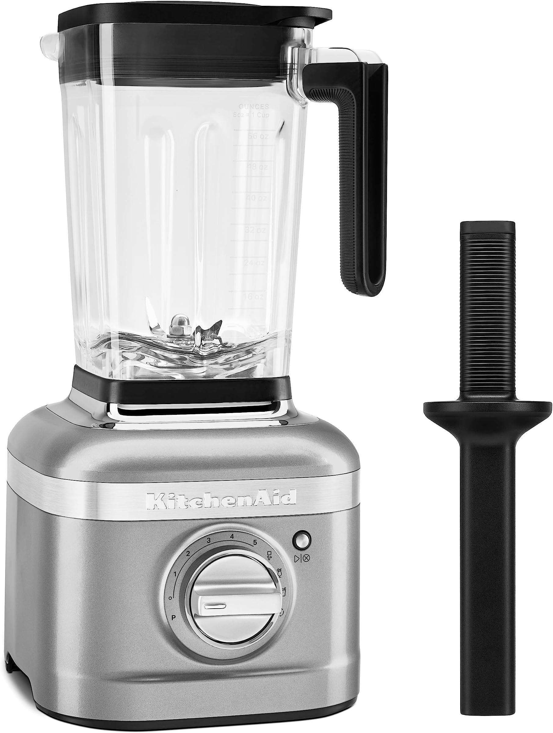 KitchenAid K400 Variable Speed Blender with Tamper - KSB4028 - Contour Silver, 56 ounces