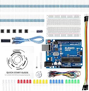 ELEGOO UNO Project Basic Starter Kit with Tutorial and UNO R3 Compatible with Arduino IDE
