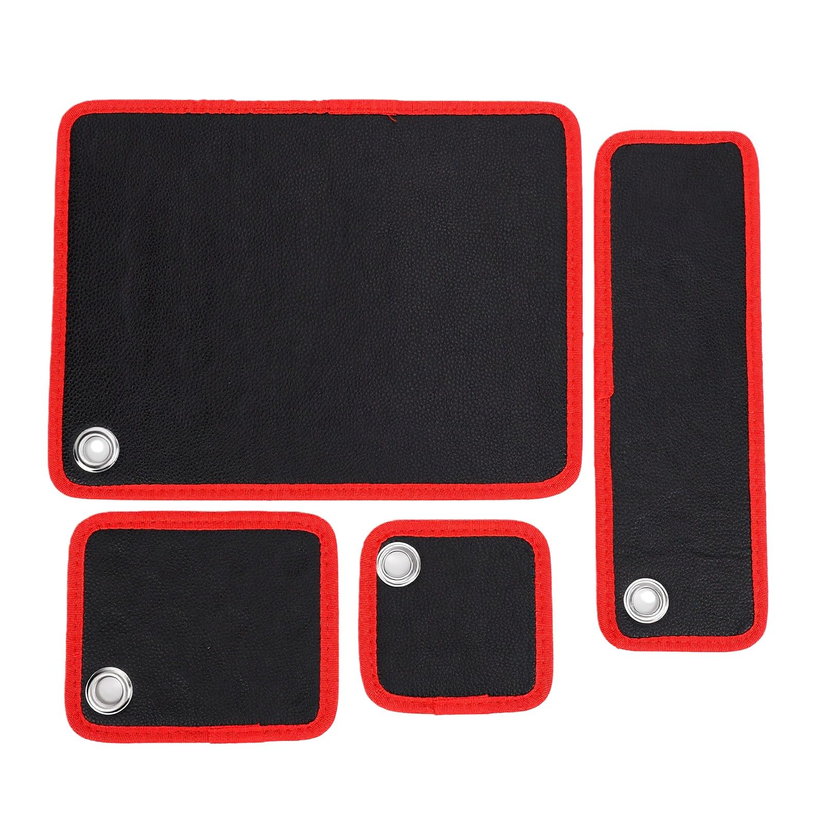 4 Alfombrillas Magnéticas Flexibles Herramientas 40 Libras con Agujero Colgar, Juego Herramientas Magnéticas, Piezas Metal Pequeñas Plegables, Almohadilla Soporte Bandeja