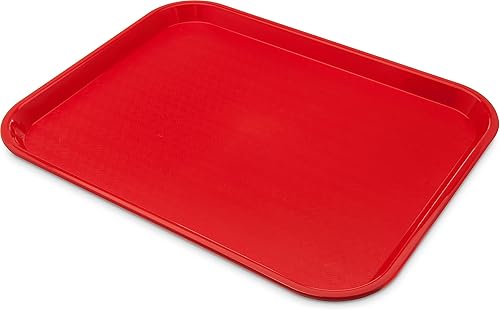 Miniatura 18 de Carlisle FoodService Products Bandeja de plástico para comida rápida, 14 x 18 pulgadas, color negro (paquete de 2) Negro,Verde