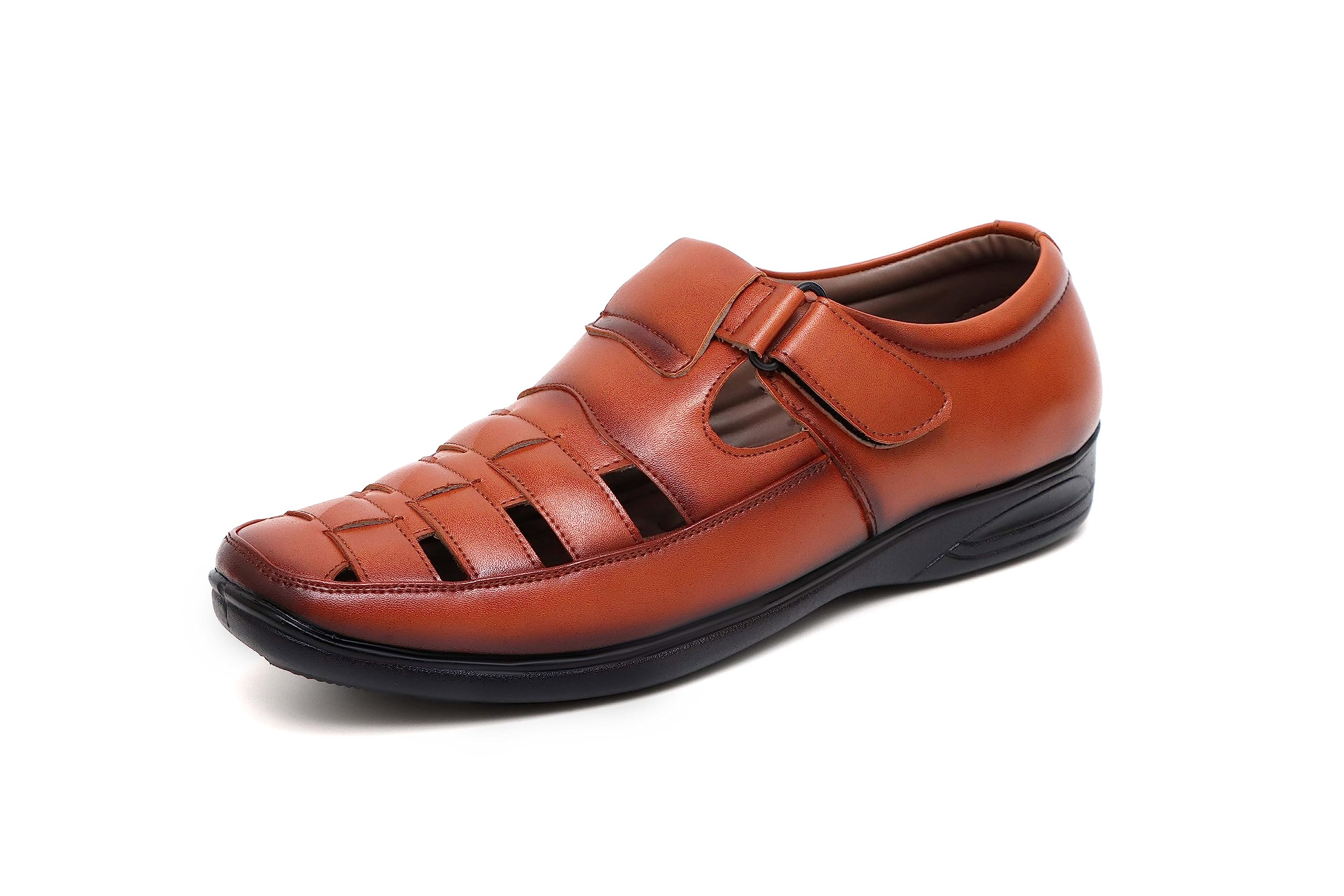 Shooz Tan Vegan leather Mens Sandals for Men Stylish - 06 UK (B0C8JTPMG3) Amazon Price History, Amazon Price Tracker