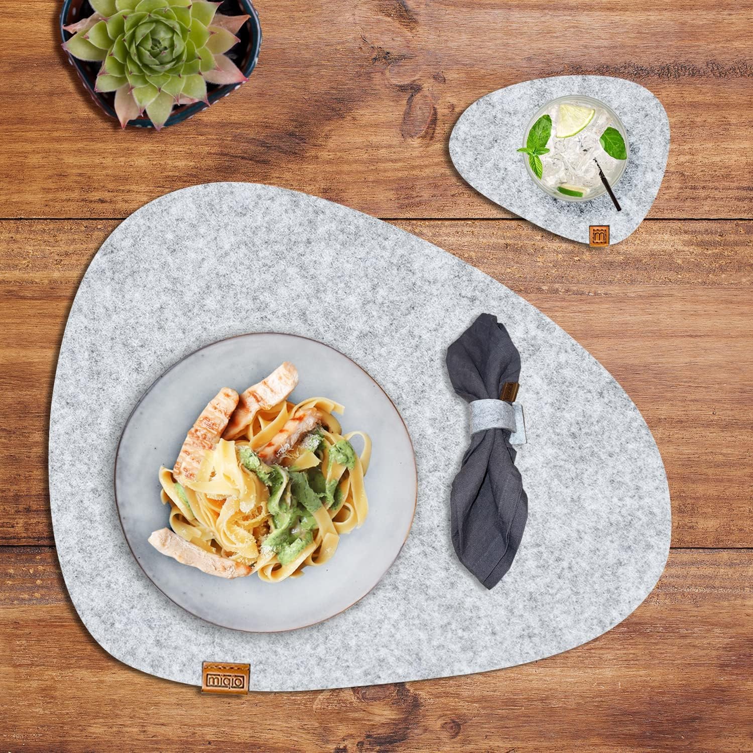 Amazon｜Supercap フェルトランチョンマット キッチン/ダイニング