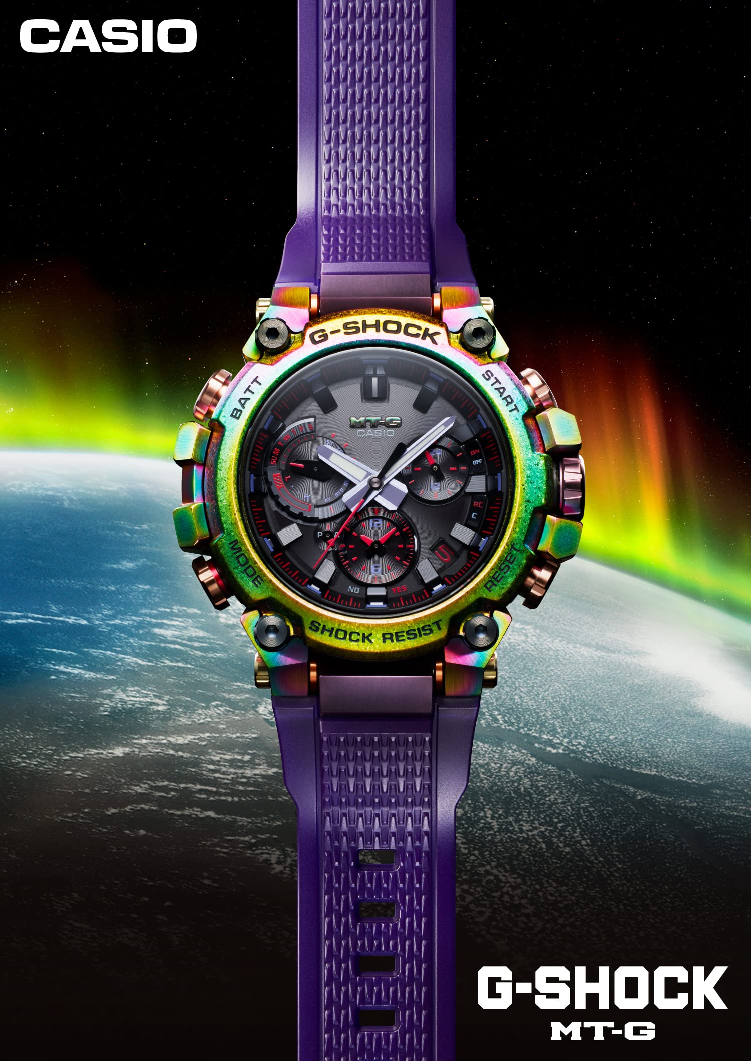 Casio Mtg B3000prb 1ajr G Shock Aurora Oval Concept Design